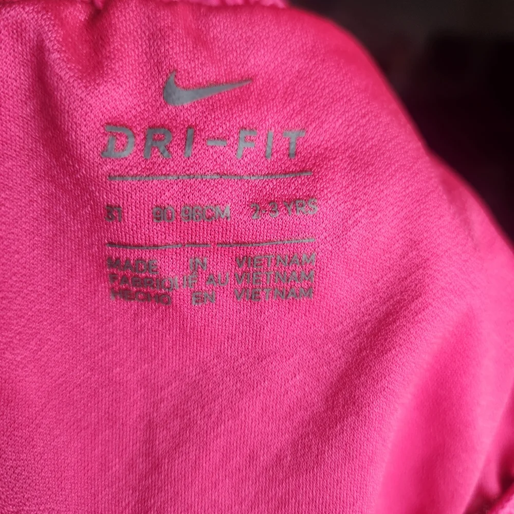 Nike DRI FIT Workout Shorts Toddler 3T (PINK) - Picture 4 of 5